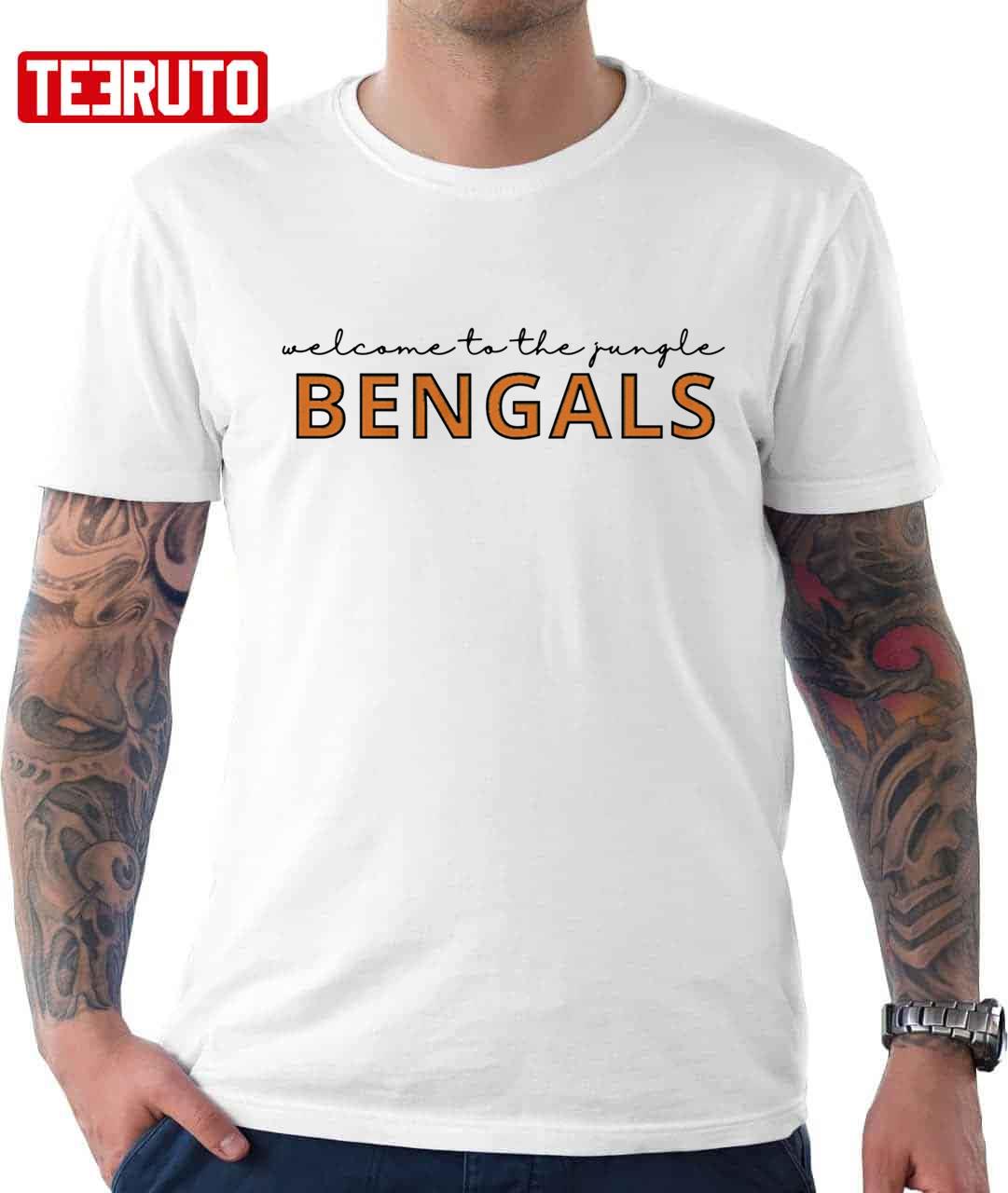 Cincinnati Bengals Welcome To The Jungle Bengal Cats Unisex Sweatshirt