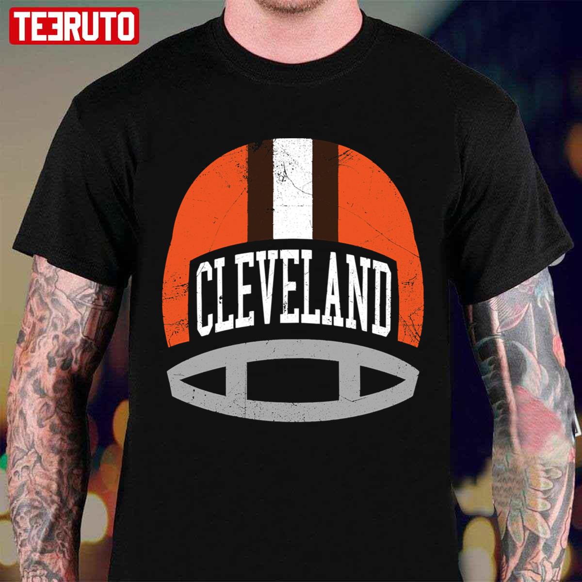 Cleveland Retro Helmet Cleveland Browns Unisex T-Shirt