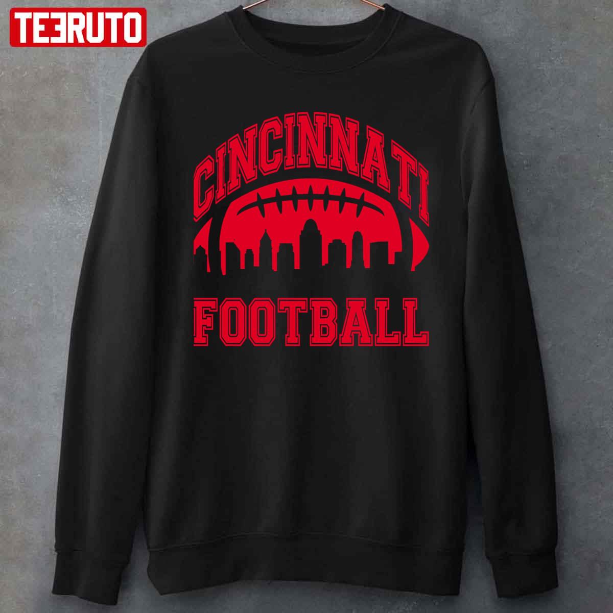 College University Cincinnati Ohio Football Sports Unisex T-Shirt Sweatshirt