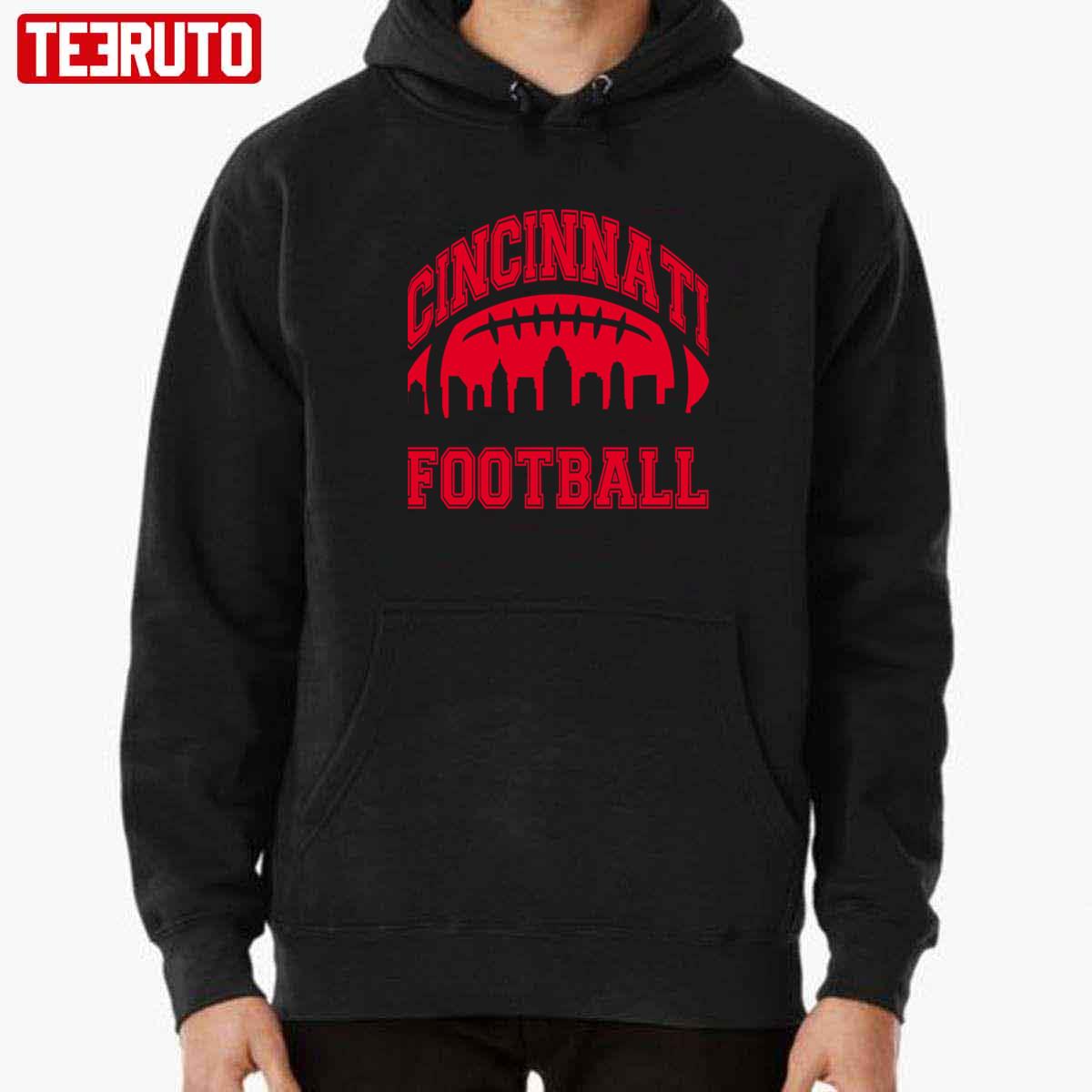 College University Cincinnati Ohio Football Sports Unisex T-Shirt Hoodie