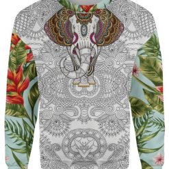 Coloring Book Xmas Sweater 3D