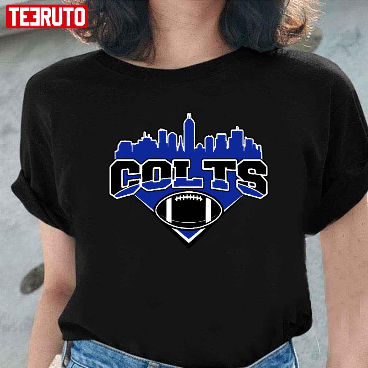 Colts Football Skyline Football Team Unisex T-Shirt