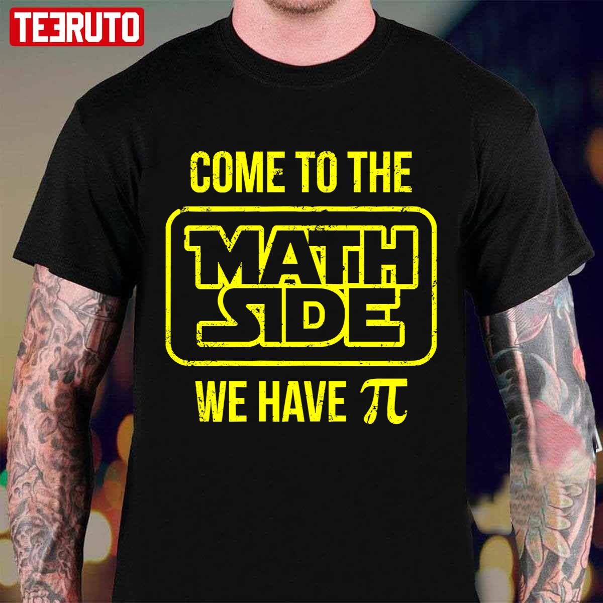 Come To The Math Side We Have Pi Star Wars Vintage Movie Unisex T-Shirt