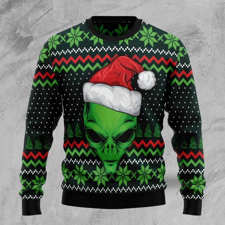 Cool Alien Alien Lover Sweater 3D Christmas - Teeruto