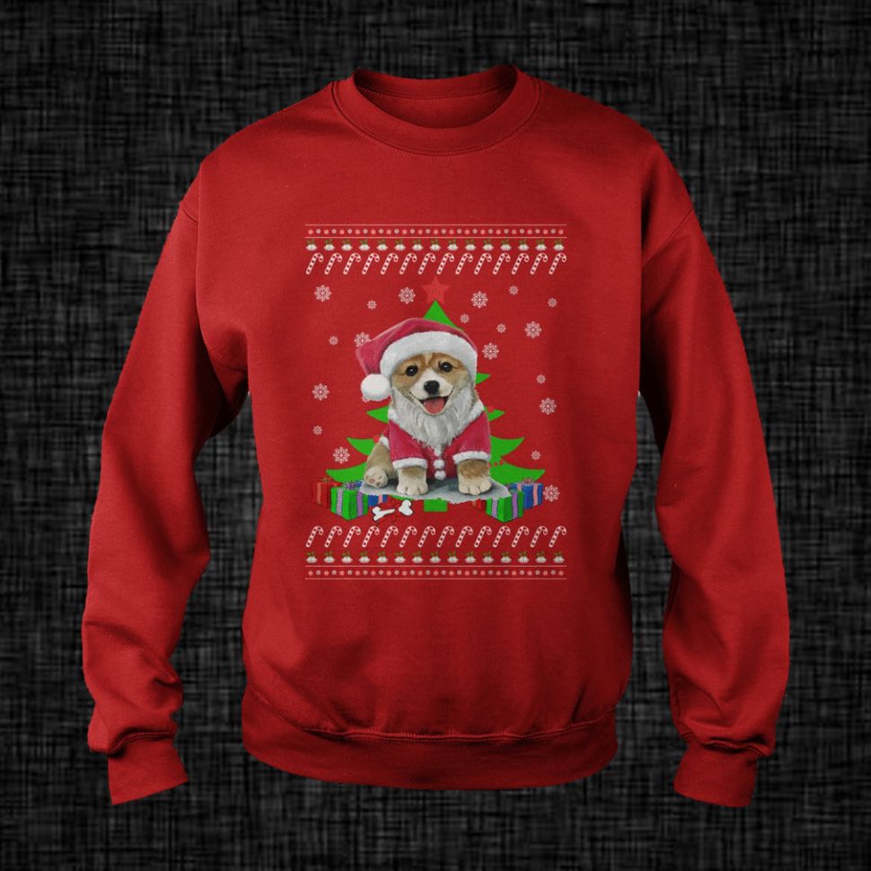 Corgi Dog Ugly Christmas Sweater 3D All Over Print