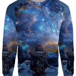 Cosmic Portal Sky Xmas 3D Sweater For Christmas