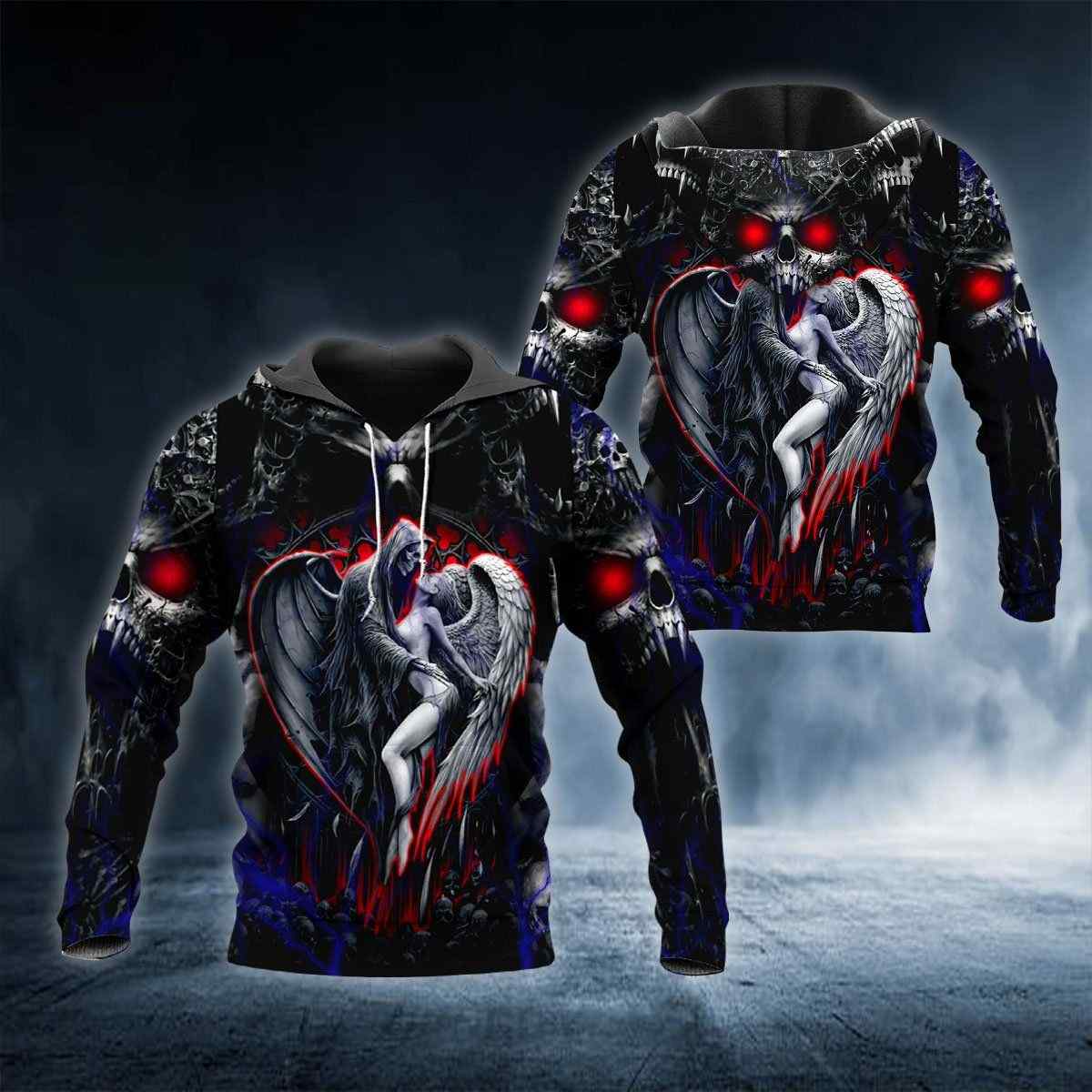 Couple Skull 3D Sweater