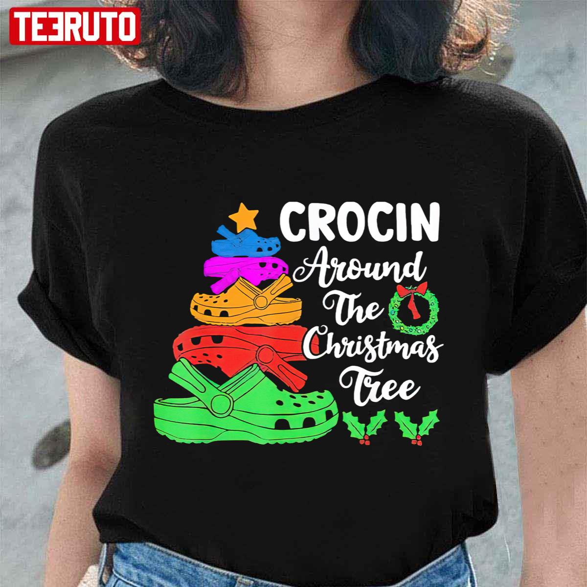 Crocin Around The Christmas Tree Lights Xmas Unisex Sweatshirt