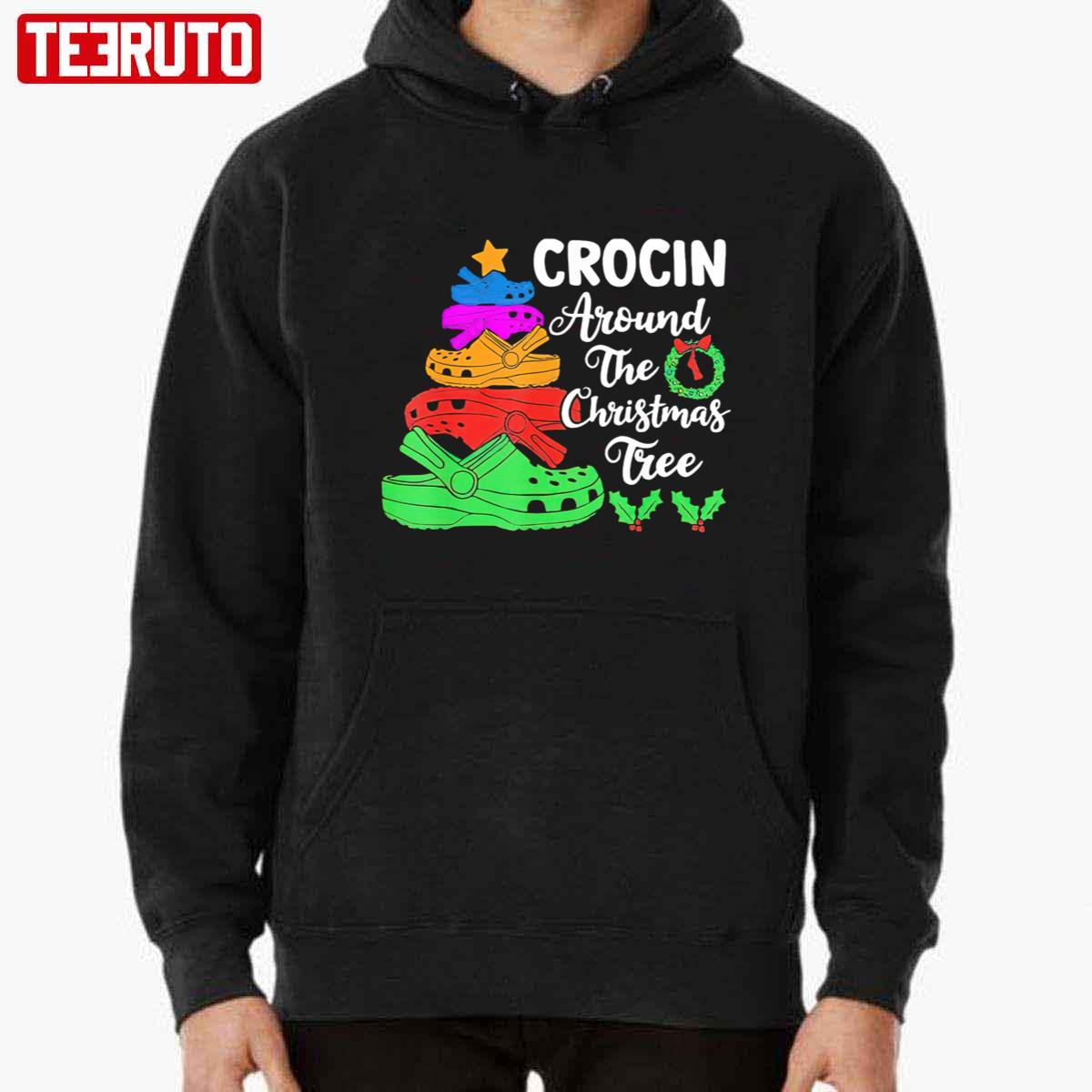 Crocin Around The Christmas Tree Lights Xmas Unisex Sweatshirt