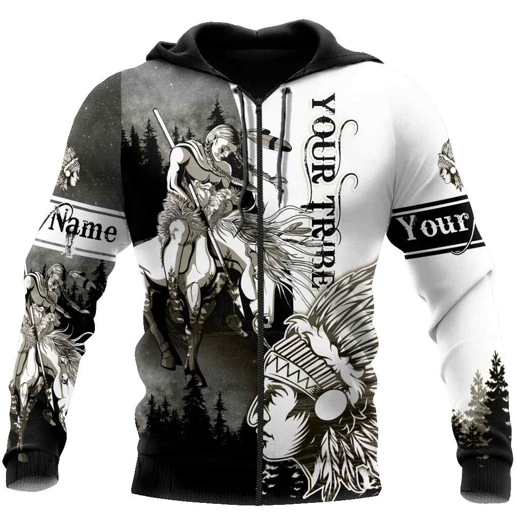 Customize Native American Tribe 3D Hoodie