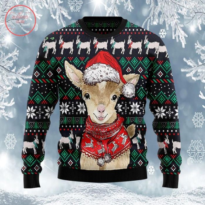 Cute Christmas Sweater 3D Goat