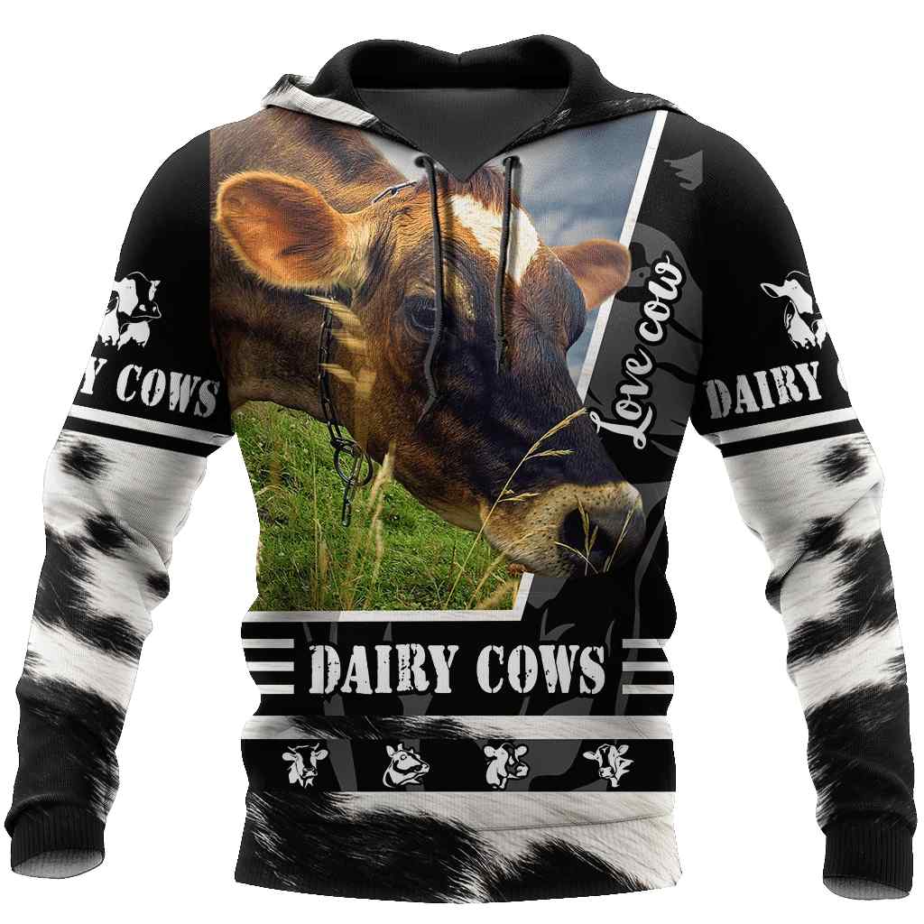 Dairy Cows 3D Hoodie