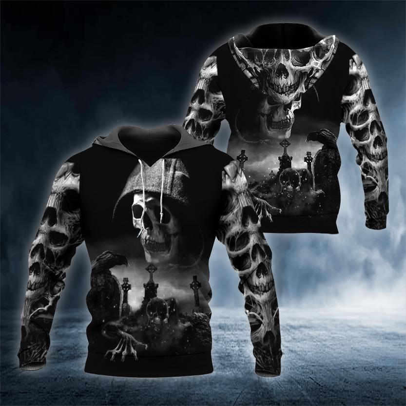 Dark Hunter Skull 3D Hoodie