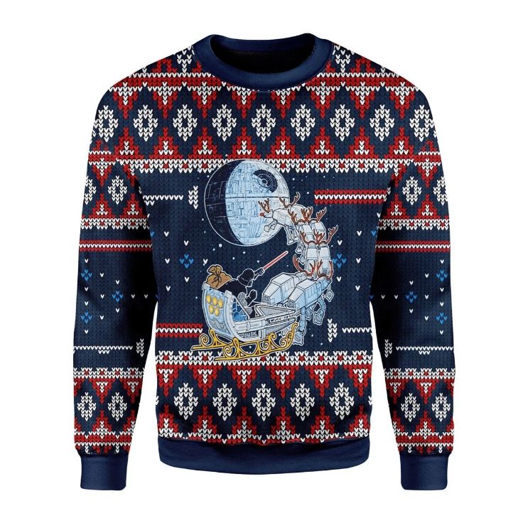 Darth Satnta Ugly Christmas Sweater 3D All Over Print