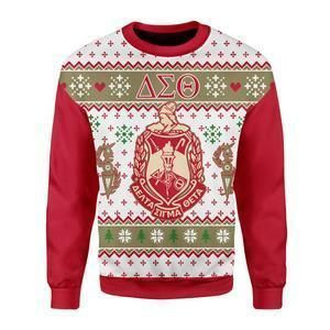 Delta Sigma Theta Xmas Sweater 3D