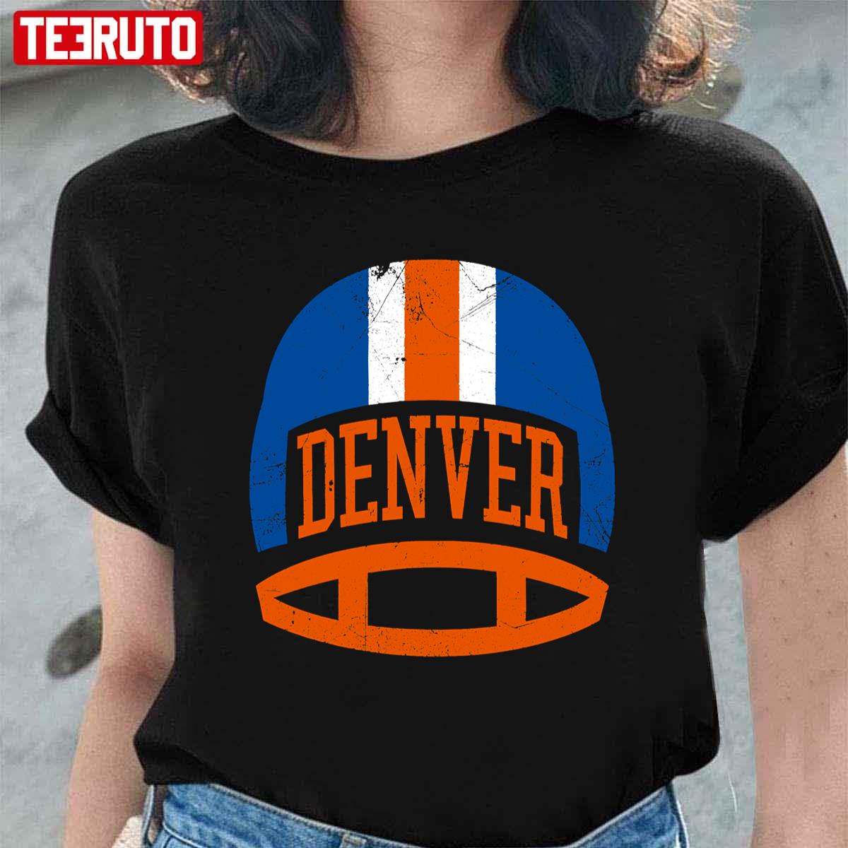 Denver Retro Helmet Football Unisex T-Shirt