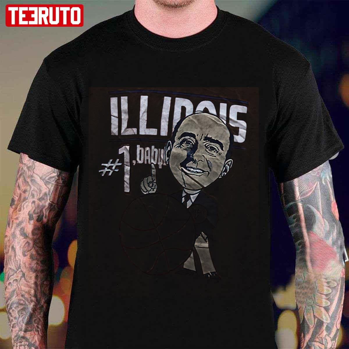 Dick Vitale No1 Baby Illinois Illini University Basketball Vintage Unisex T-Shirt