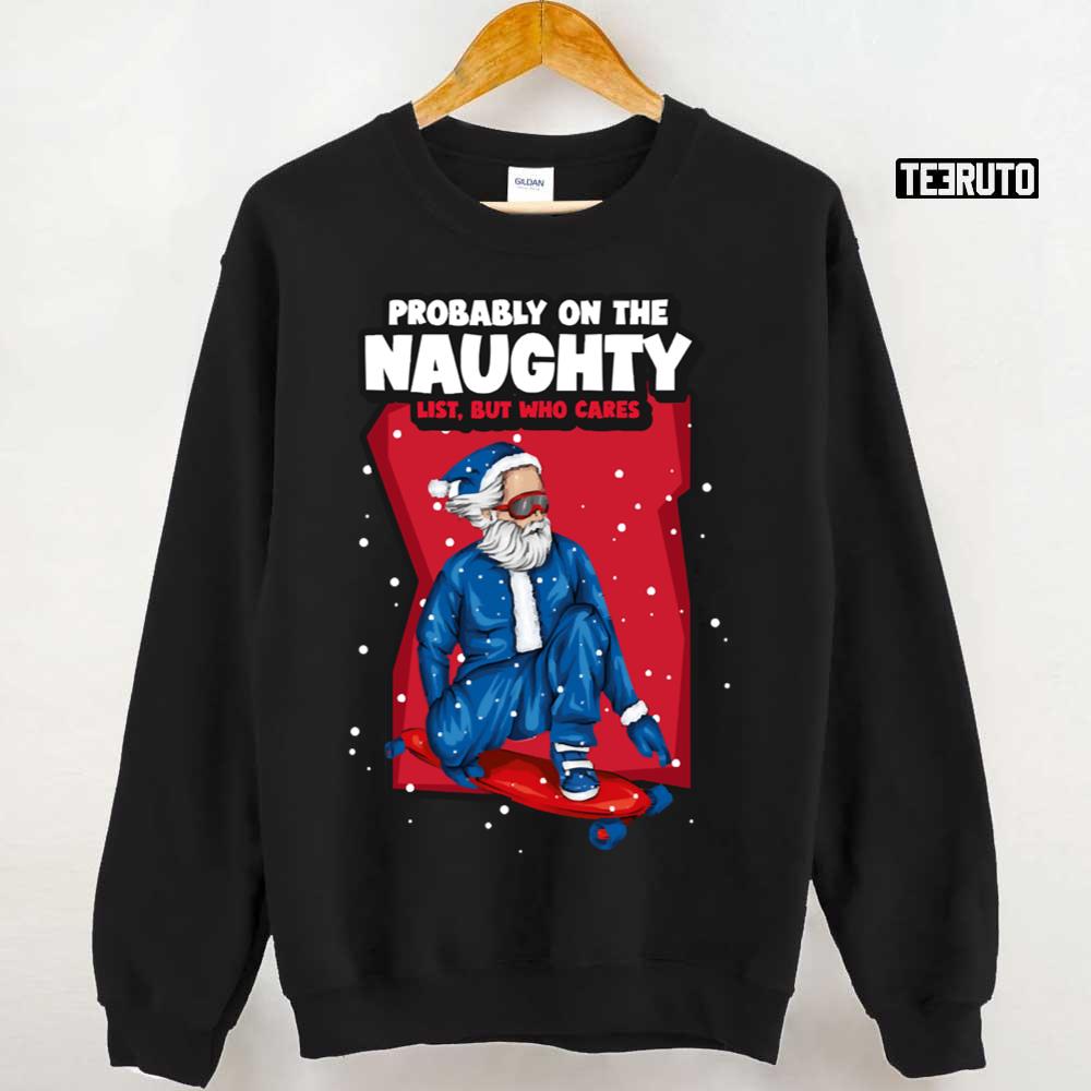 Christmas Naughty List Do Not Open Unisex Sweatshirt