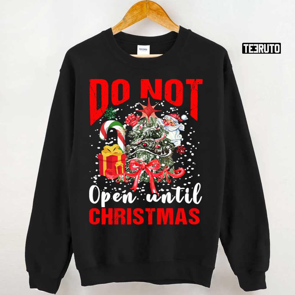 Don’t Open Til’ Christmas Vintage Unisex Sweatshirt