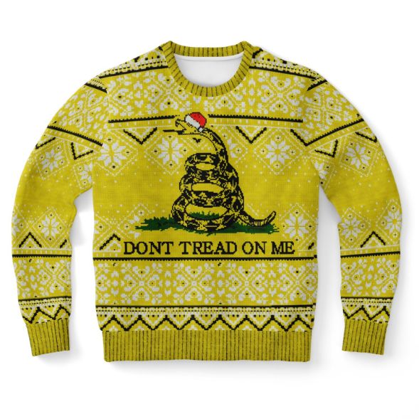 Don’t Tread On Me Ugly Christmas Wool Knitted Sweater