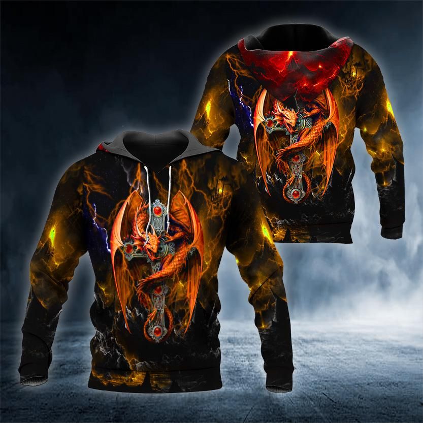 Dragon Skull 3D Hoodie