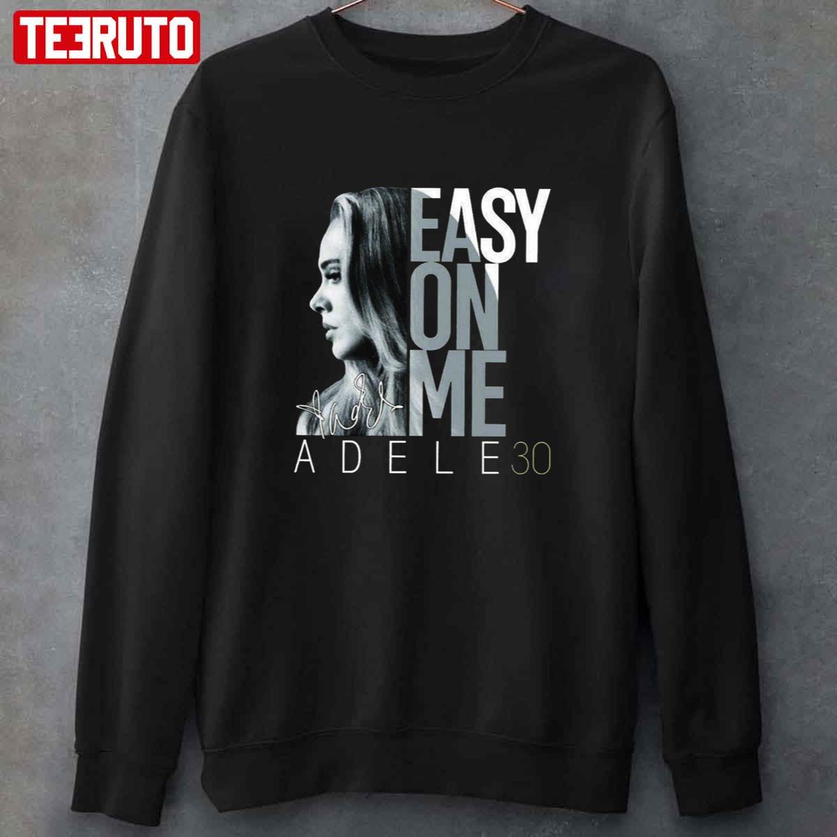 Easy On Me Adele 30 Vintage Unisex T-Shirt - Teeruto