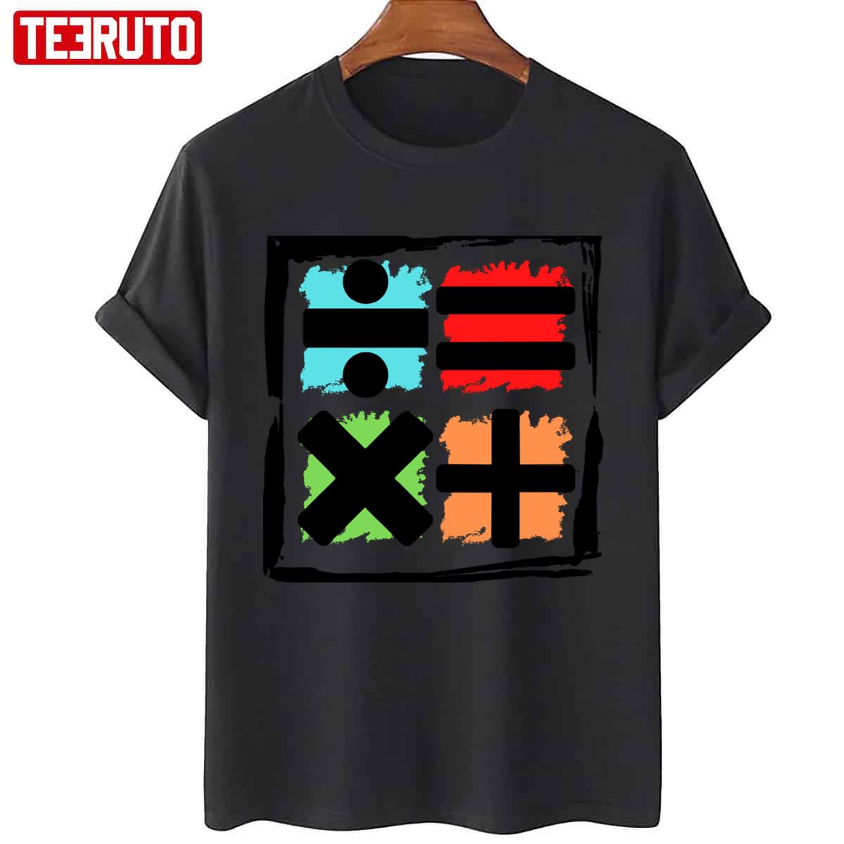 Ed Divide Multiply Plus Equals Unisex T-Shirt