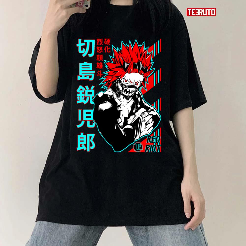 Eijiro Kirishima My Hero Academia Anime Japanese Style Unisex T-Shirt