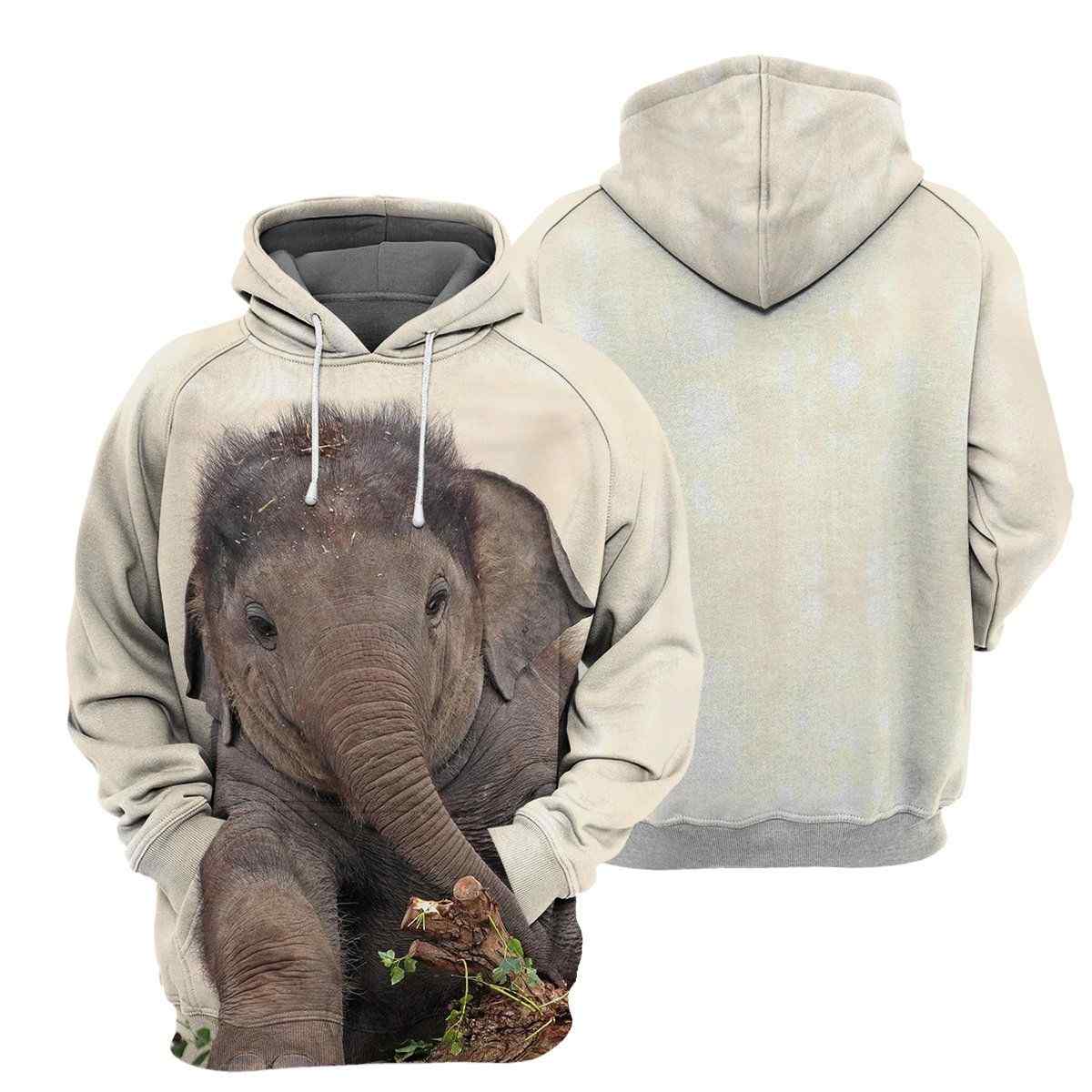 Elelphant 3D Hoodie