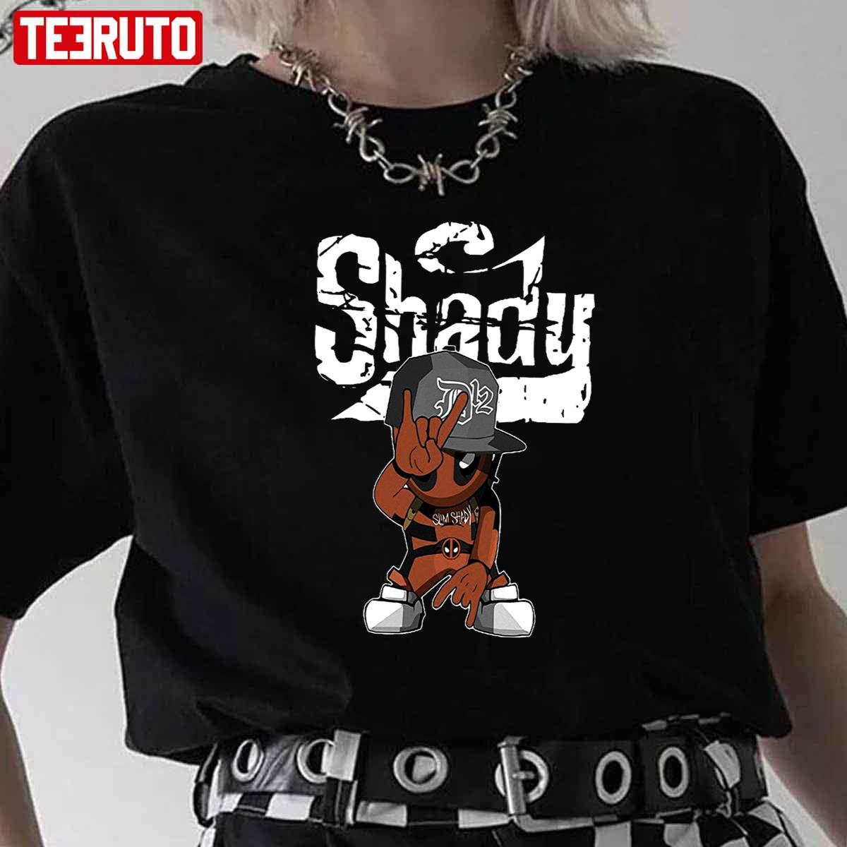 Eminem Deadpool Shady Funny Hiphop Unisex T-Shirt