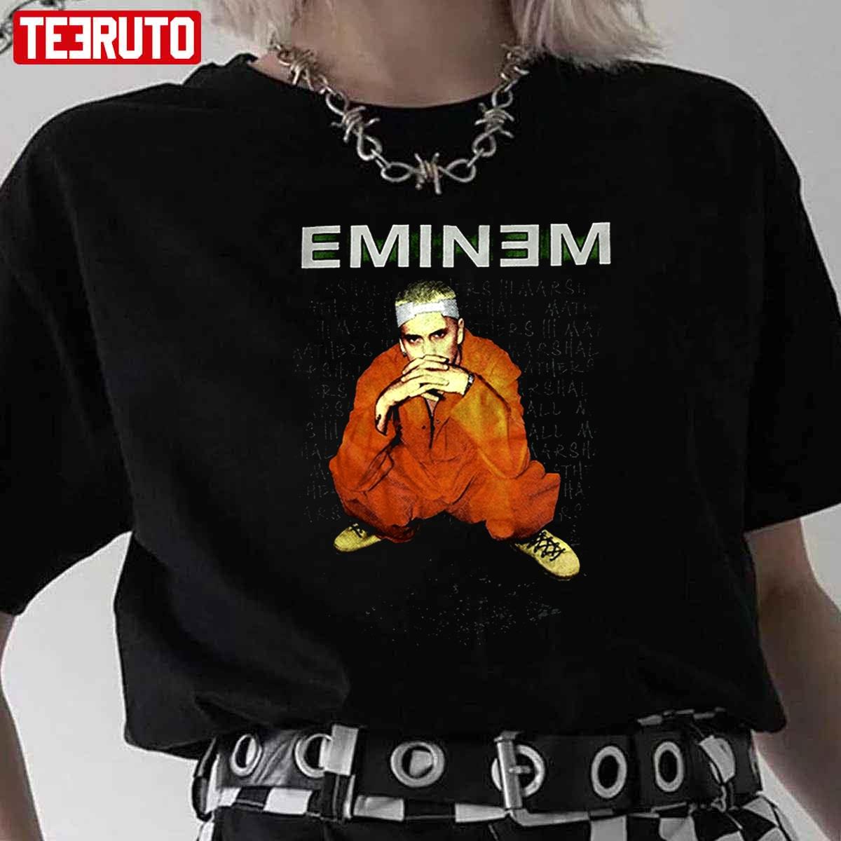 Eminem Merch Orange Jumpsuit Unisex T-Shirt