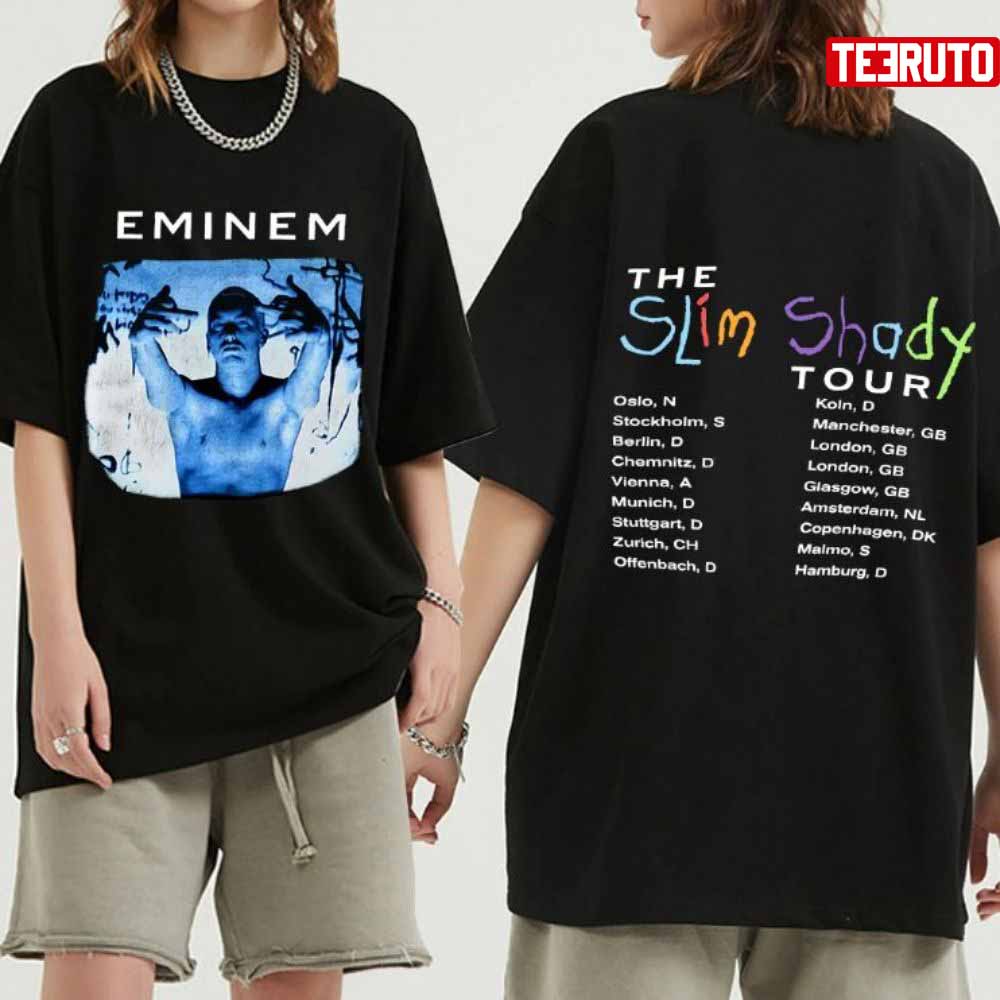 Eminem Slim Shady Tour Merch Vintage 1999 Unisex Hoodie
