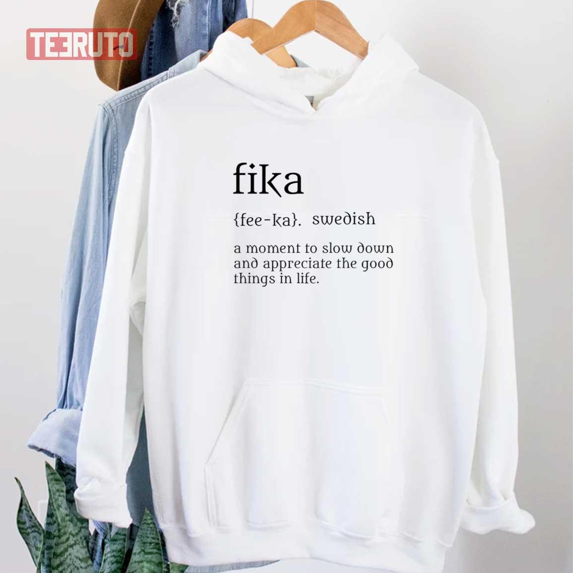 Fika Funny Deffiniton Unisex Hoodie