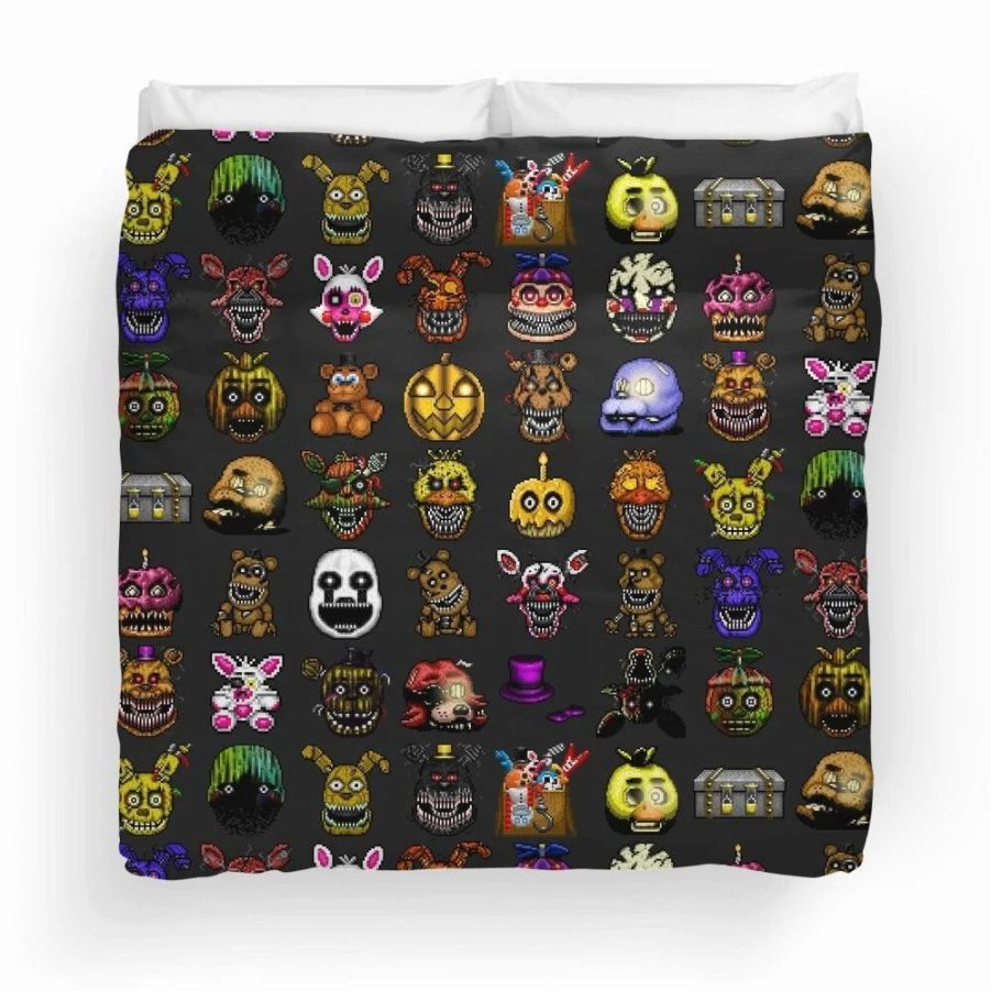 Five Nights At Freddy’s Pixel Art Multiple Characters Bedding Set