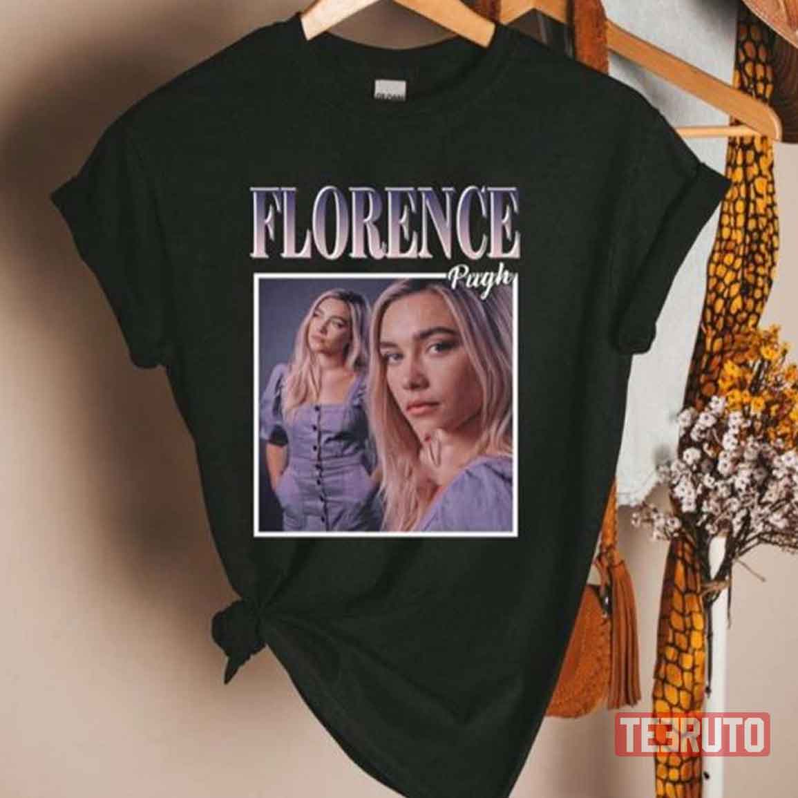 Florence Pugh Actress Vintage Unisex T-Shirt