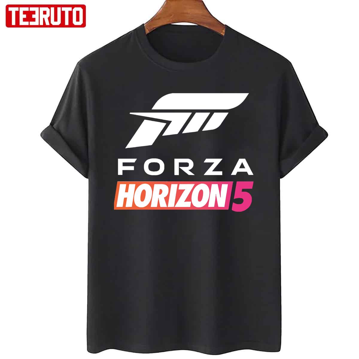 Forza Horizon 5 Logo White Unisex T-Shirt
