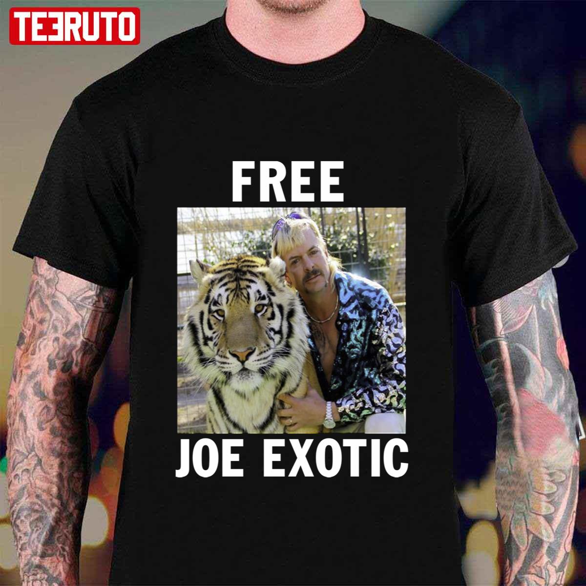 Free Joe Exotic Tiger King Unisex T-Shirt