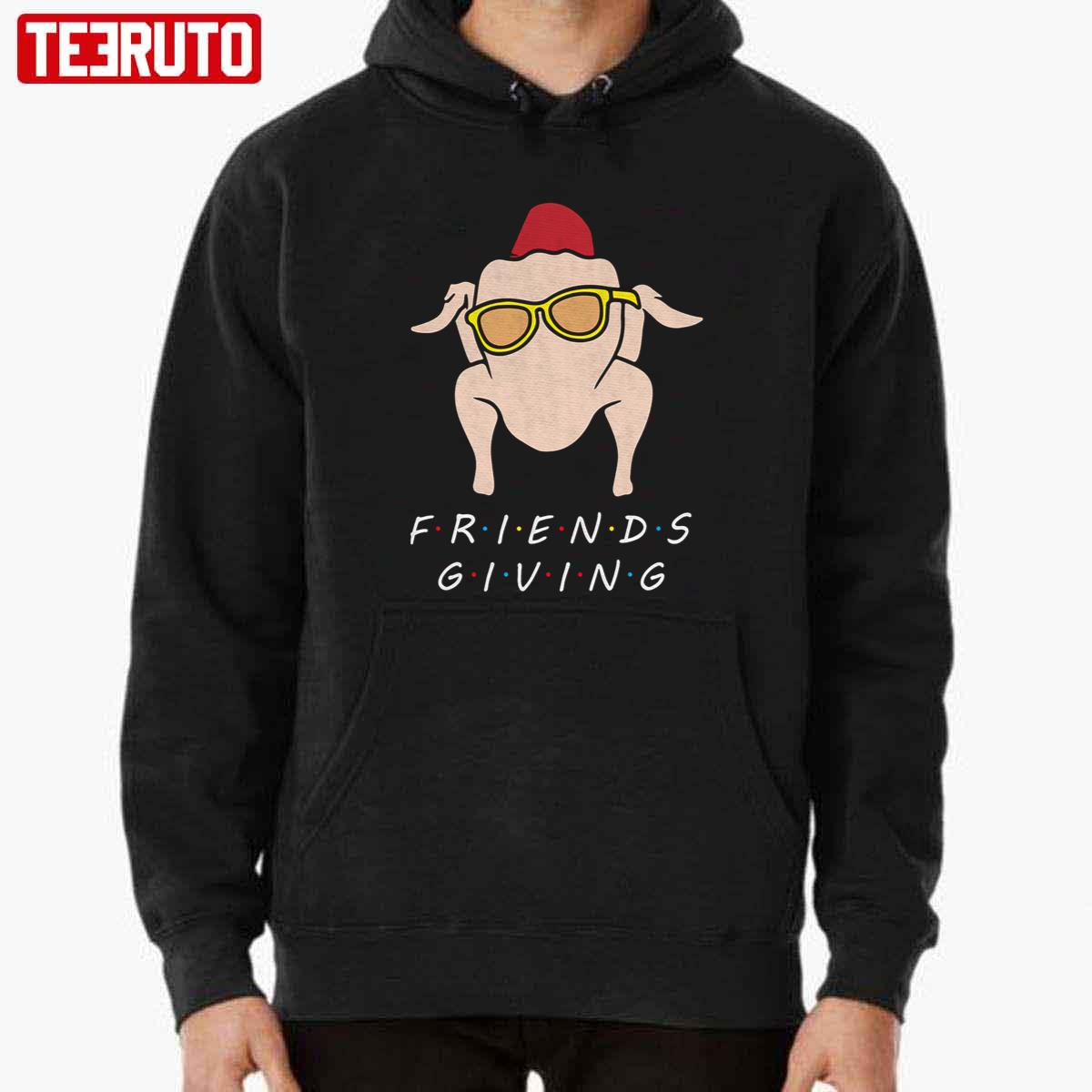 TEEPOMY Friends-Giving Day Funny Thanksgiving Day Friends-Giving Unisex Hoodie 