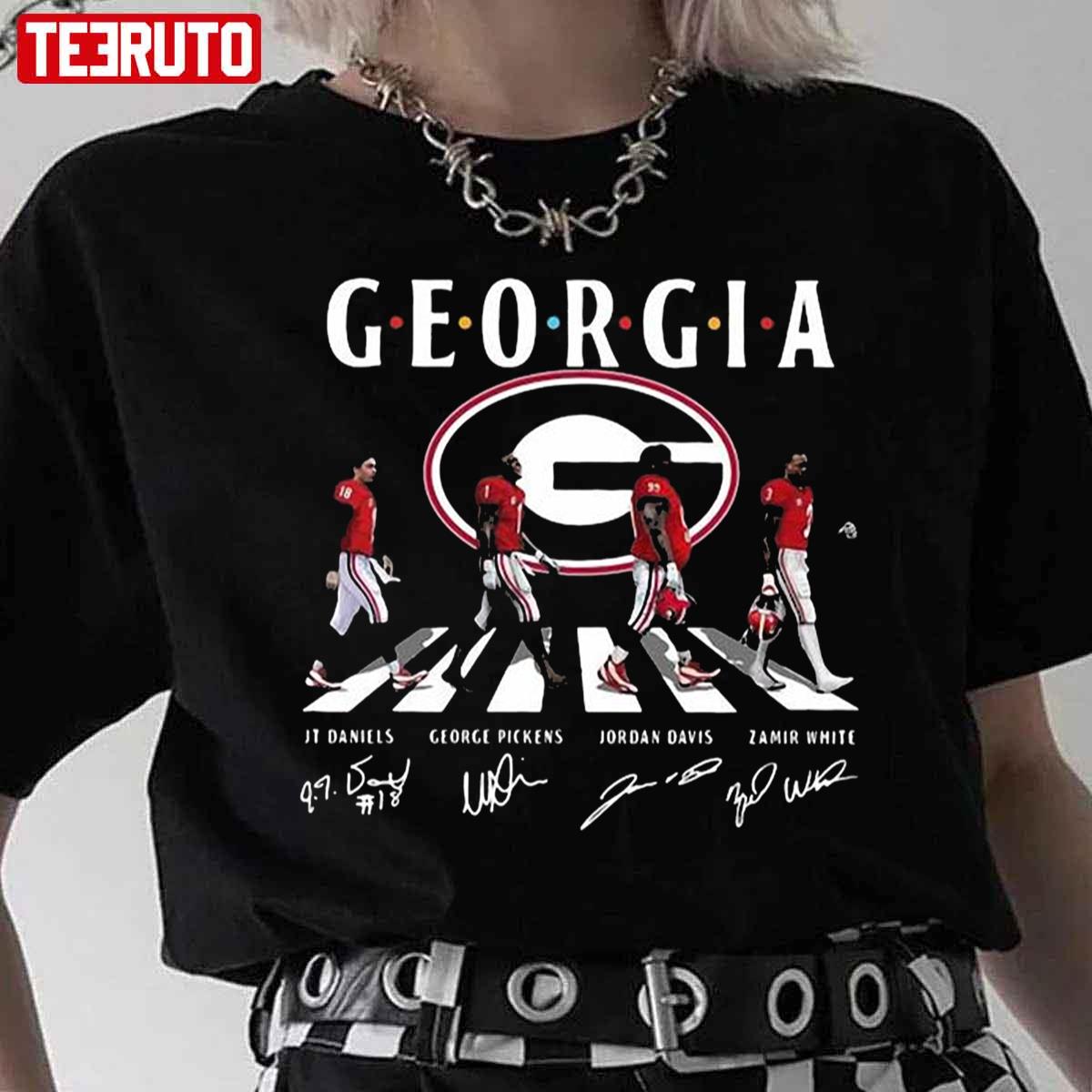 Georgia Football Signatures Unisex T-Shirt