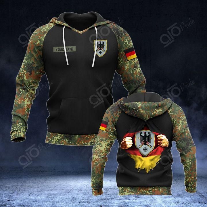 Germany Army Personalized Camo 3D Hoodie