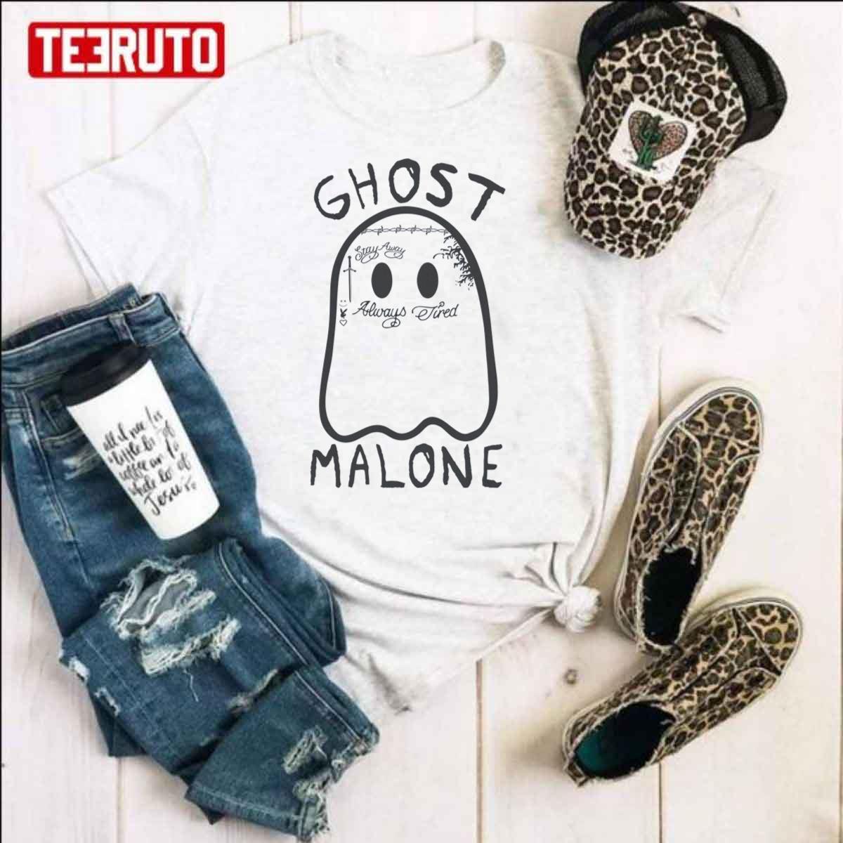 Ghost Malone Funny Post Malone Rapper Meme Unisex T-Shirt