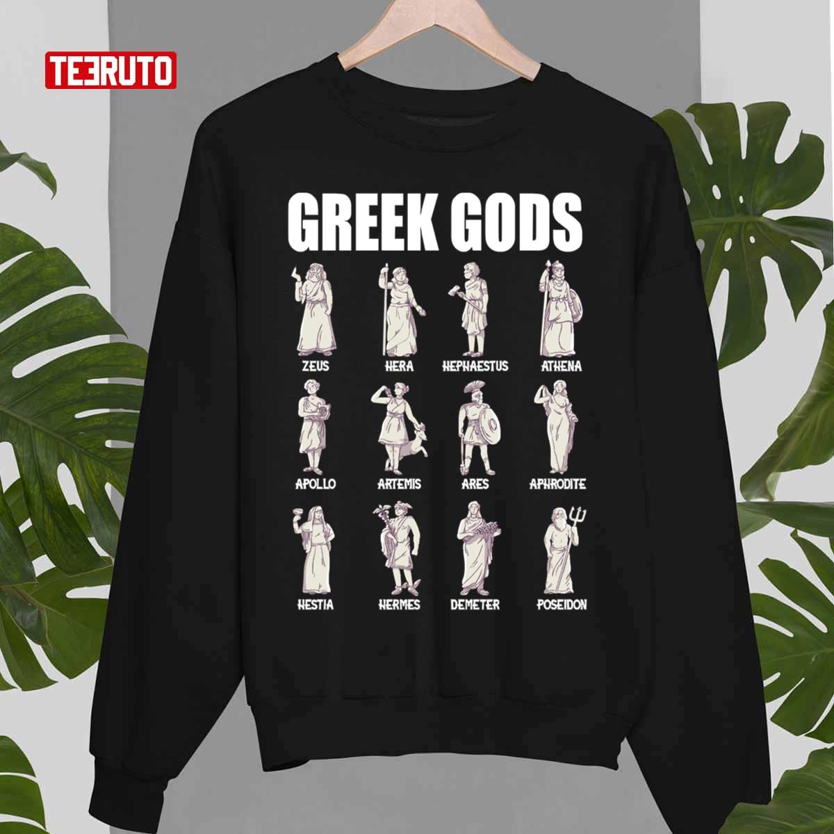 Greek Gods Ancient Mythology Grece Unisex T-Shirt