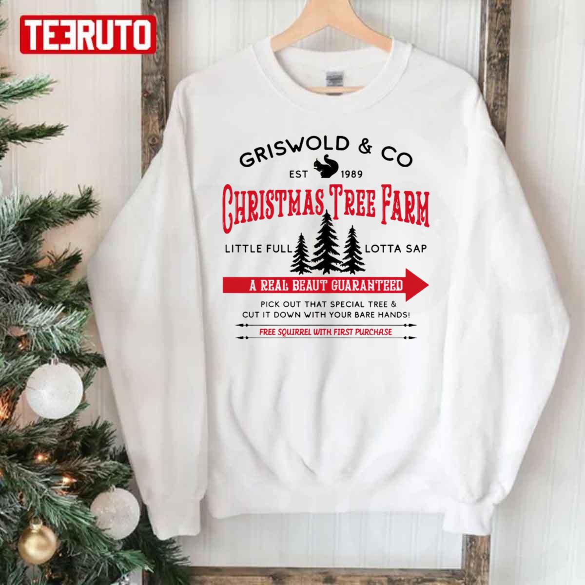 Griswold’s Tree Farm Fun Old Fashioned Family Christmas Unisex Sweatshirt