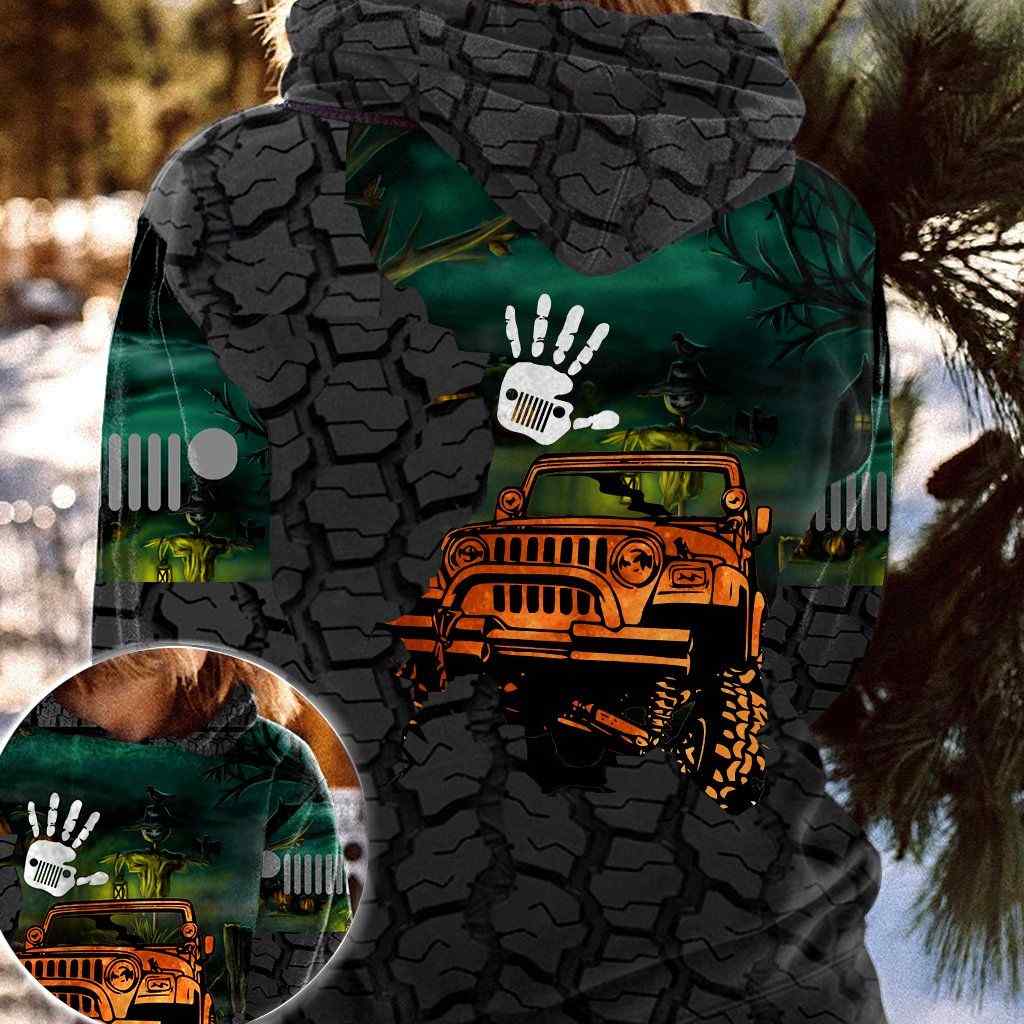 Halloween Wheels 3D Hoodie