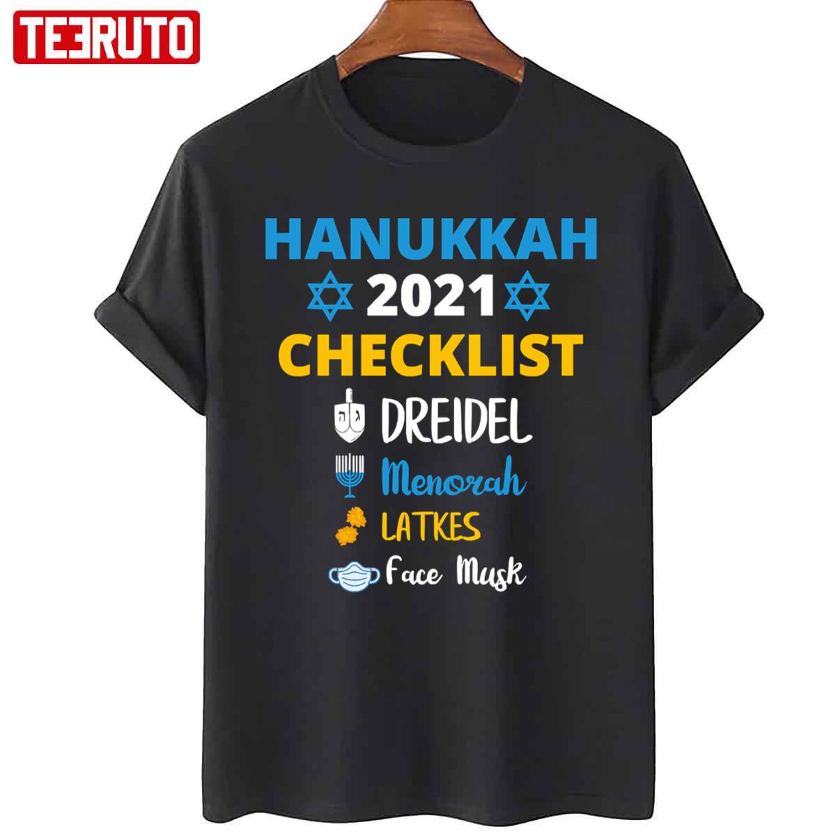 Hanukkah 2021 Checklist Unisex T-Shirt