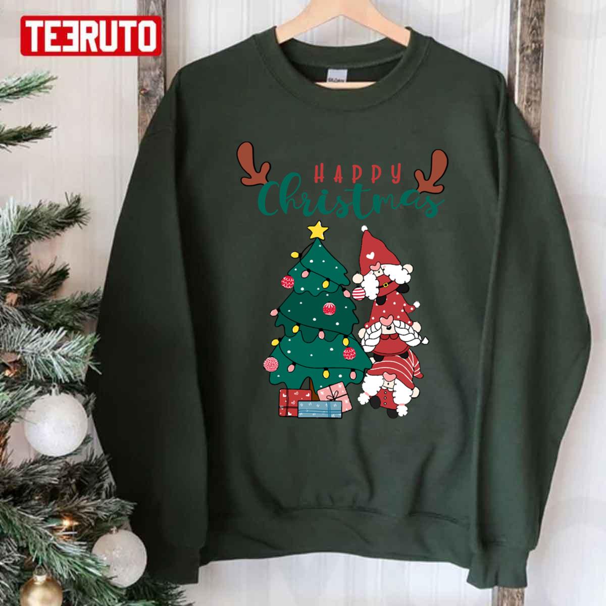 Happy Christmas Gnomes Unisex Sweatshirt