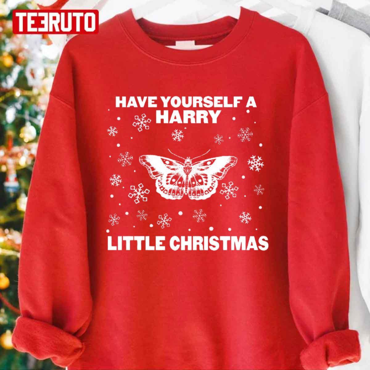 Harry Styles Butterfly TPWK Ugly Little Christmas Unisex Sweatshirt