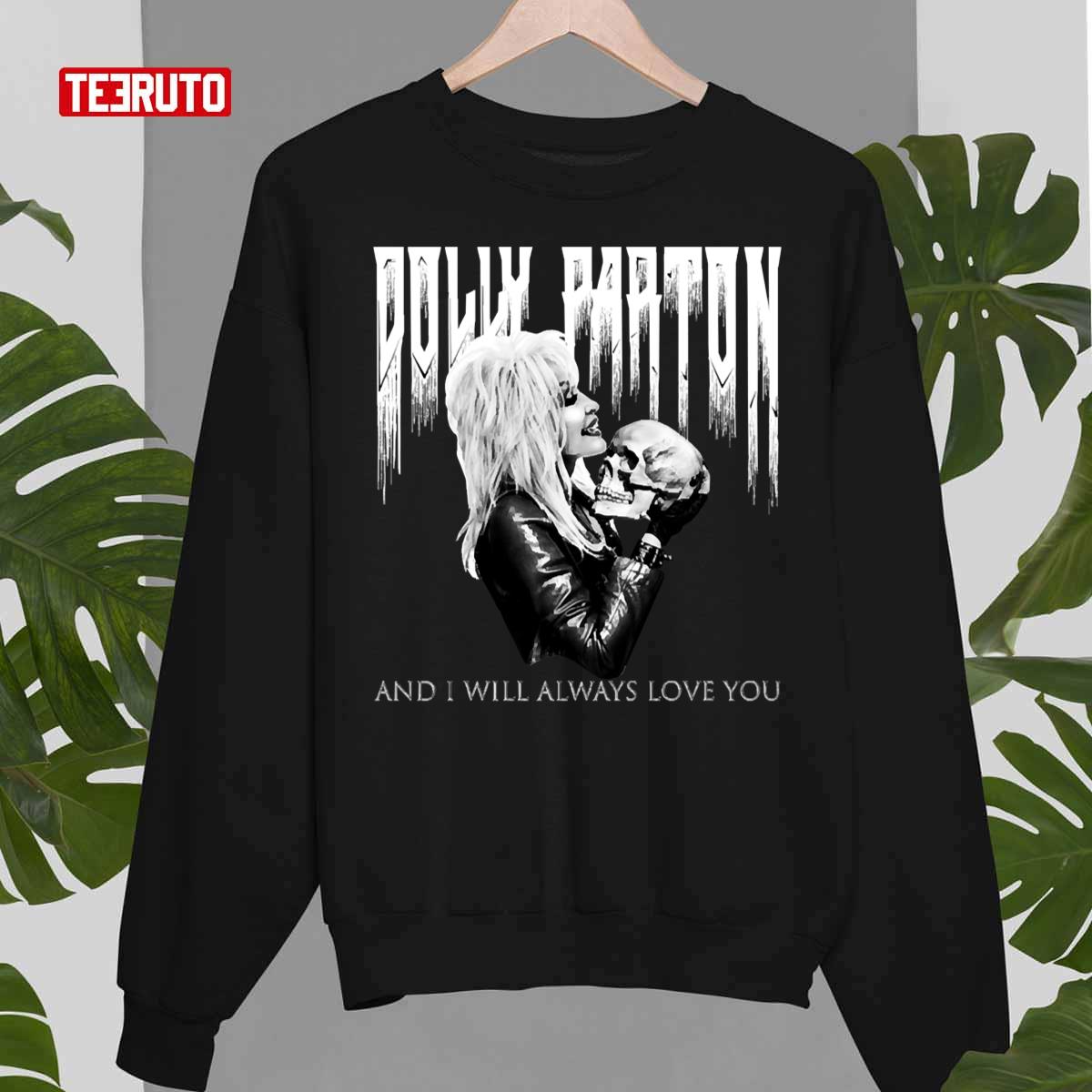 Heavy Metal Goth Dolly Parton Unisex Sweatshirt