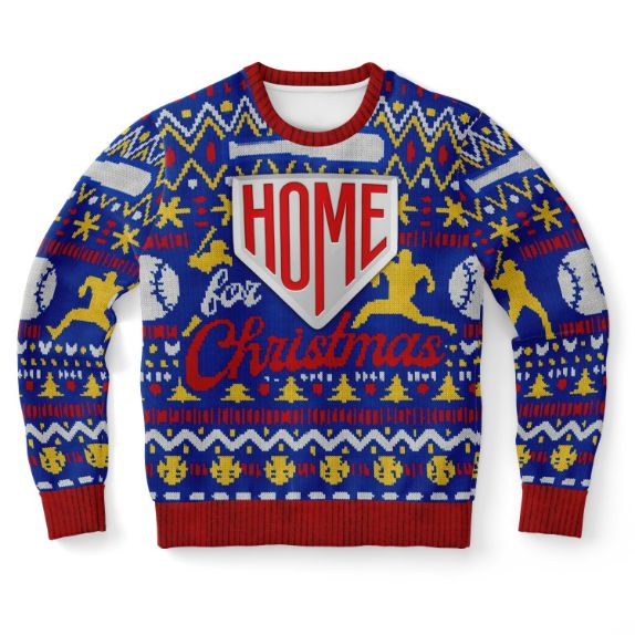Home For Christmas Ugly Christmas Wool Knitted Sweater