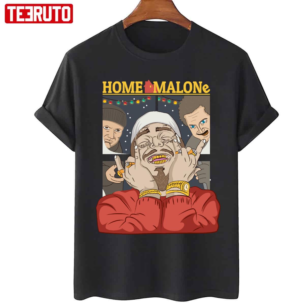 Home Malone Home Alone Mashup Christmas Unisex T-Shirt